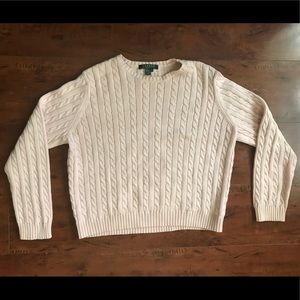 Ralph Lauren cable-knit cotton sweater